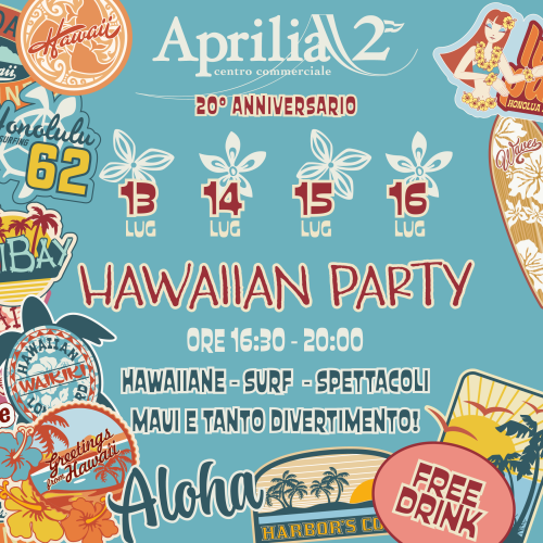Evento Anniversario Aprilia2 – Hawaiian Party!